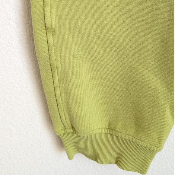 Lululemon W6BW6S Scuba High-Rise Cropped Cotton Jogger Pants in Wasabi, size 6 - Picture 7 of 10